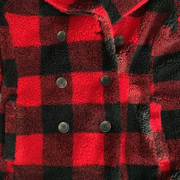 ❤️Sold❤️ Old Navy Buffalo Print Peacoat❤️ - Picture 4 of 7